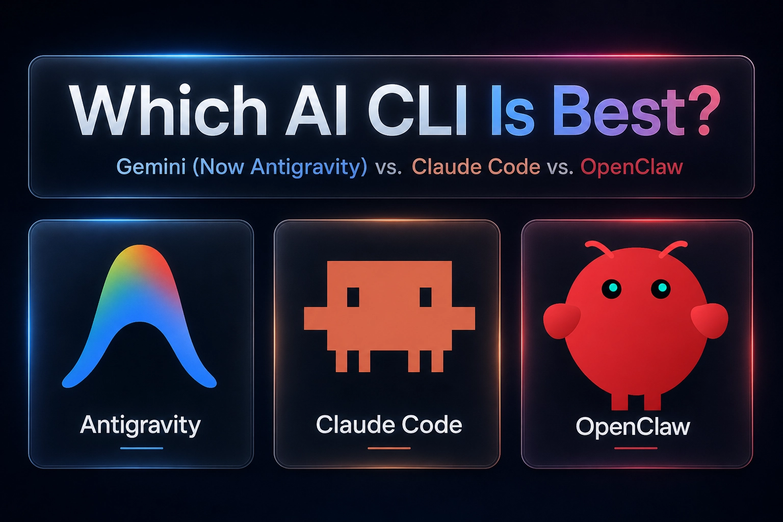 Gemini CLI vs Claude Code vs OpenClaw Which AI Agent is Best