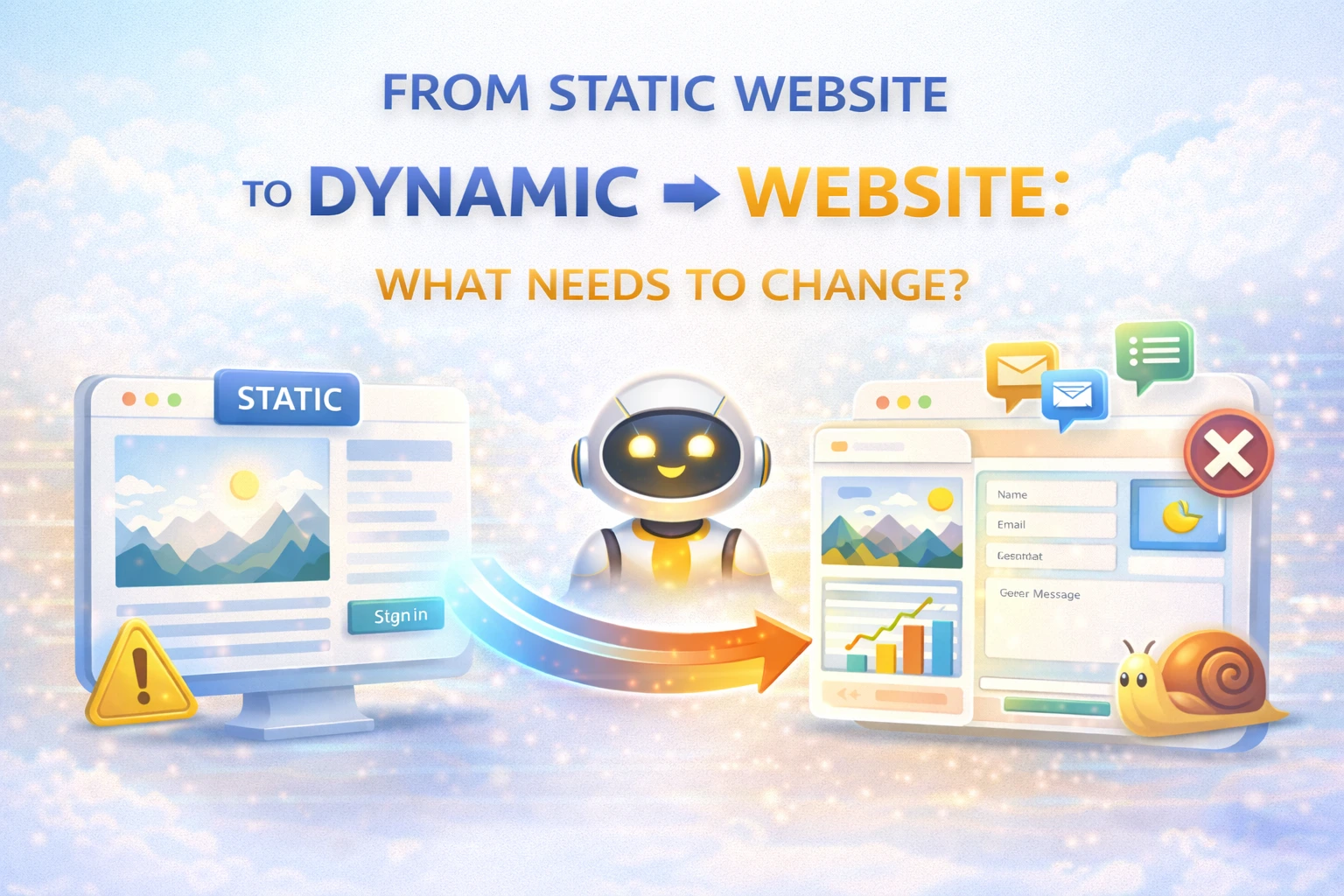 Static to Dynamic Website Guide | Devlycan
